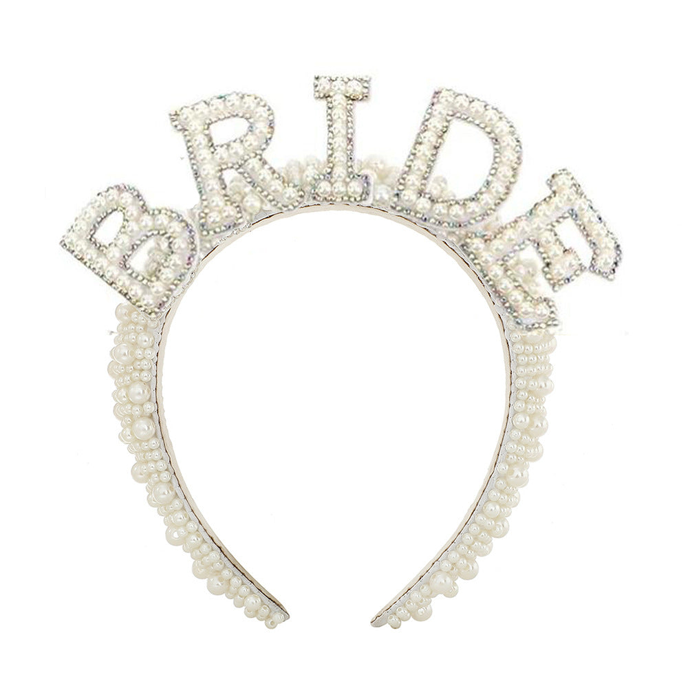 Women's Bridal Satin Ribbon with Sparkling Crystals Kalsten
