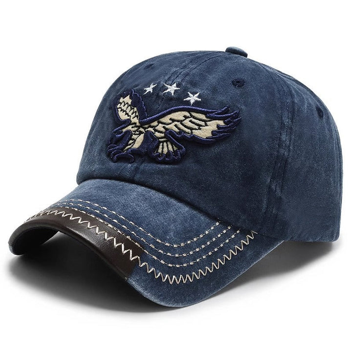 Men's Distressed Embroidered Baseball Cap Kalsten