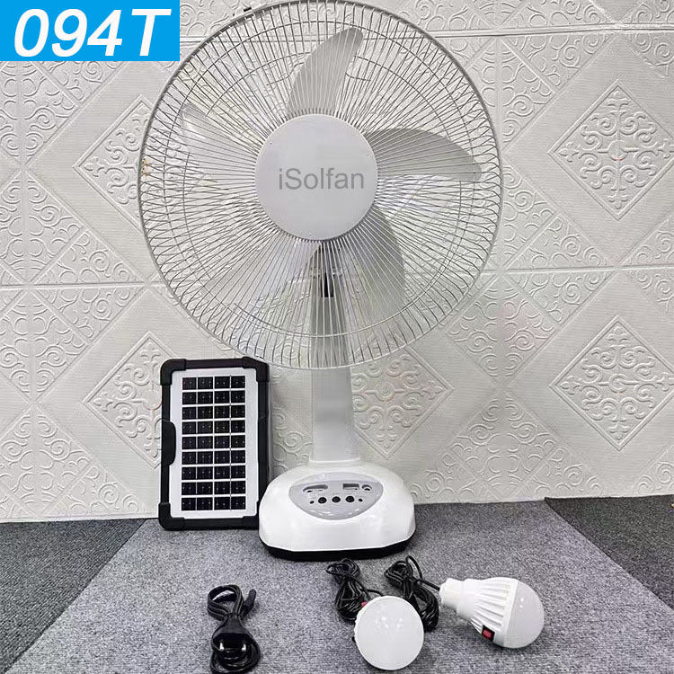 Women's Solar Powered Stand Fan with Smart Control System Kalsten