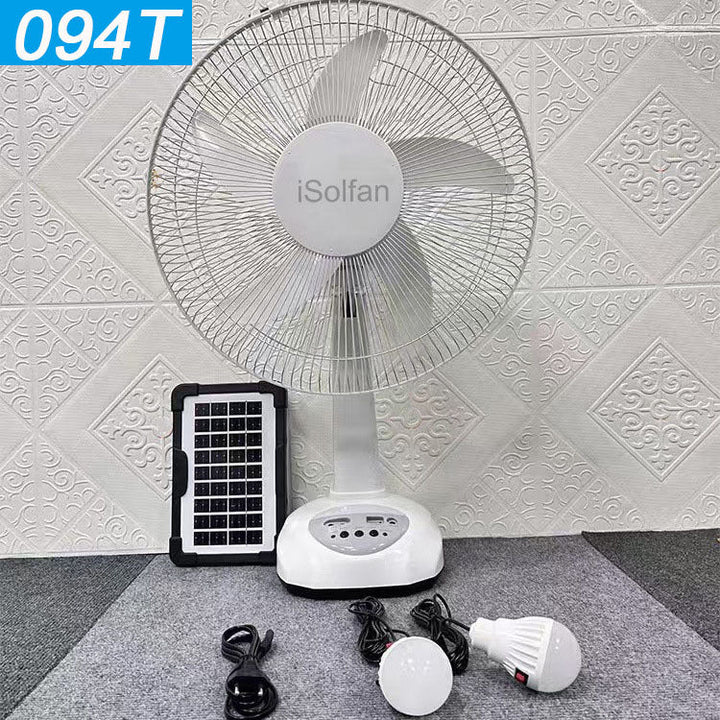 Women's Solar Powered Stand Fan with Smart Control System Kalsten