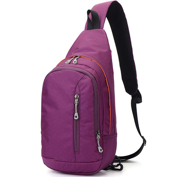 Unisex sling backpack with reflective elements and multiple compartments Kalsten
