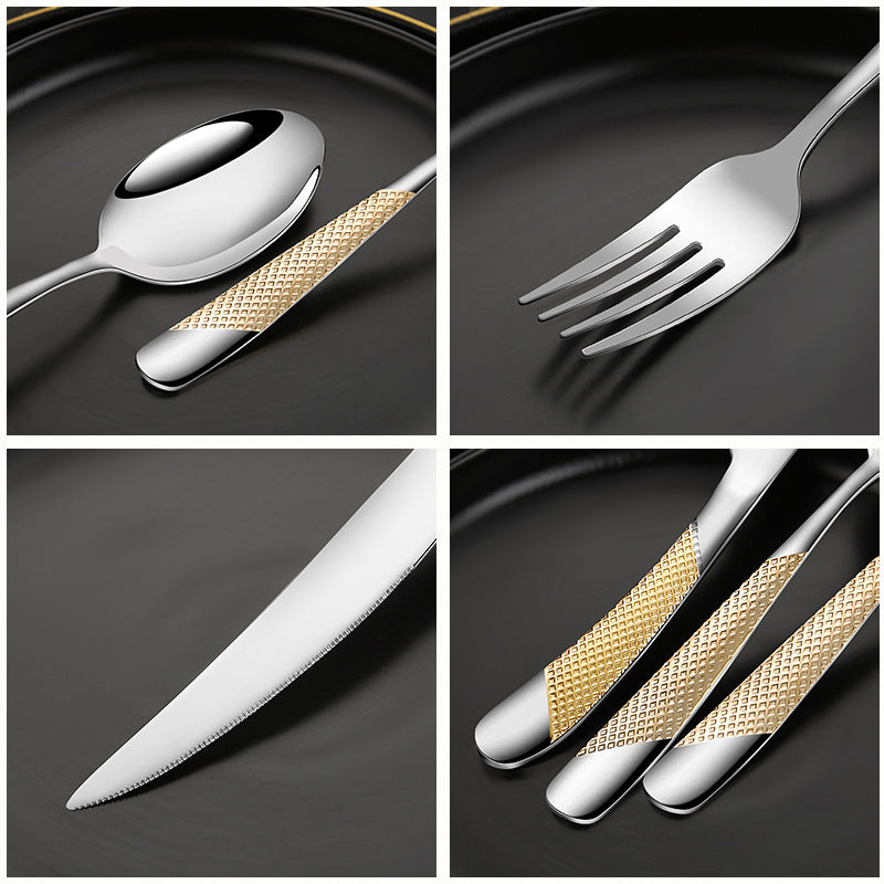 Fine and elegant table knife with non-slip handle Kalsten