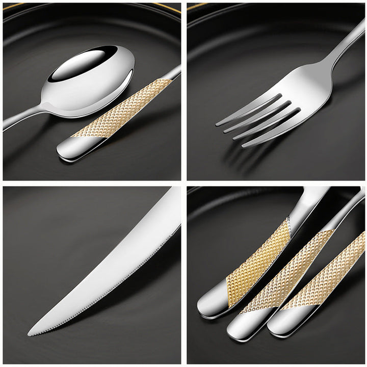 Fine and elegant table knife with non-slip handle Kalsten