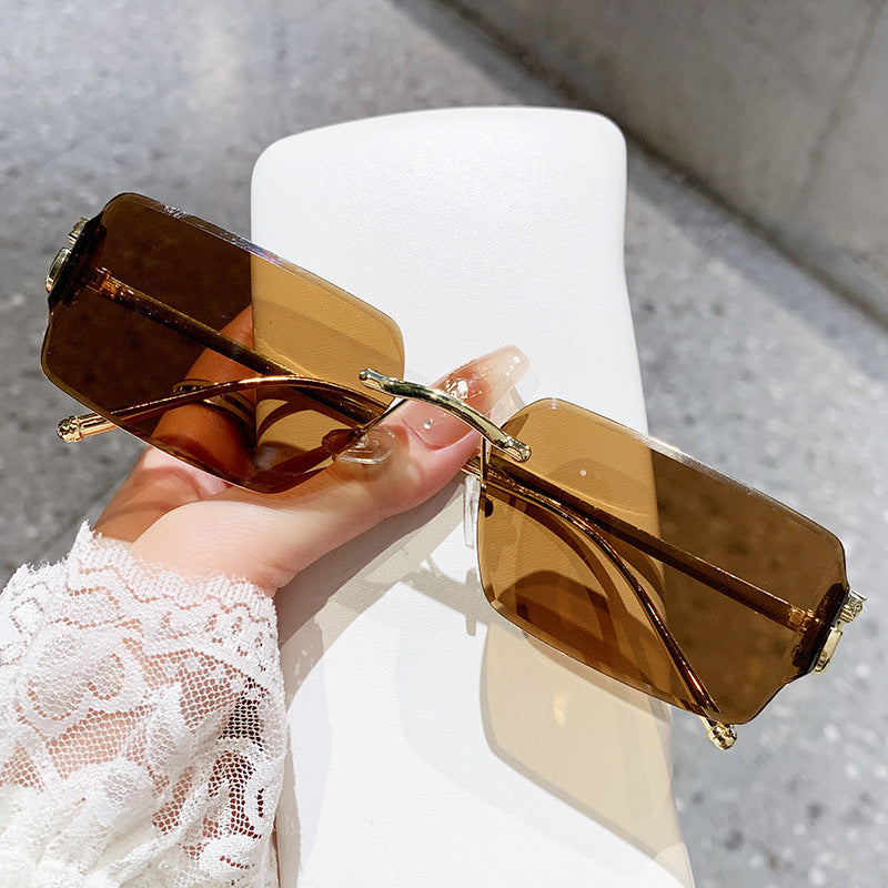 Ladies elegant square sunglasses with stylish tortoiseshell pattern and UV protection Kalsten