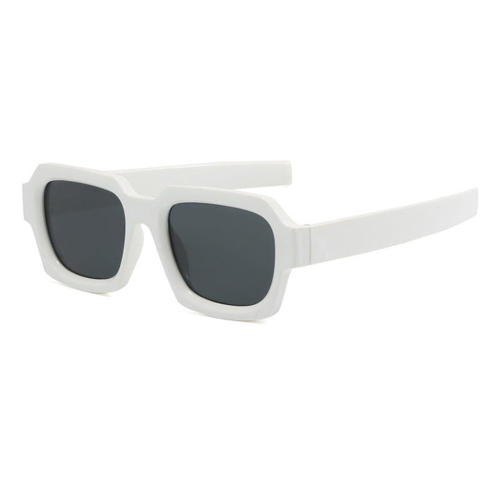 Ladies fashionable stylish square sunglasses with contrasting frame Kalsten