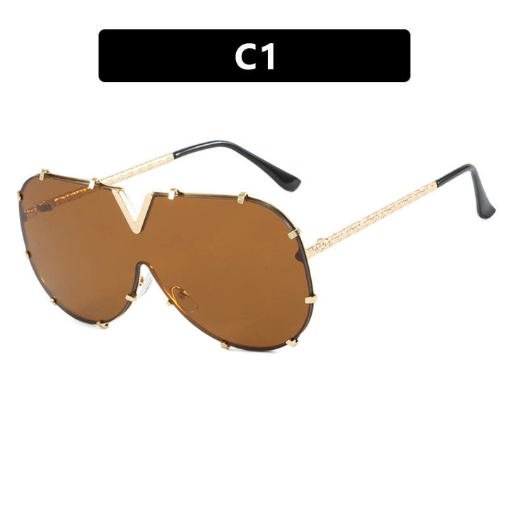 Women oversized safety glasses in modern design Kalsten