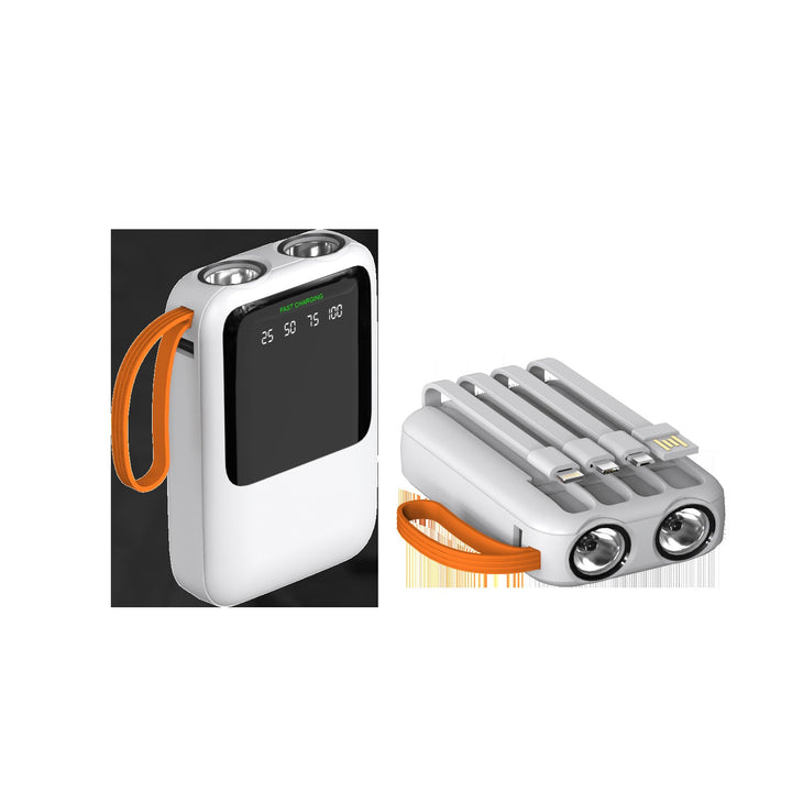 Portable power bank with versatile charging ports and LED display Kalsten