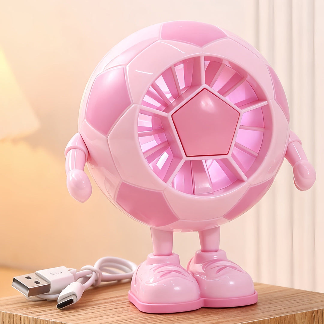 Ladies Portable Mini Hand Fan with Playful Animal Design Kalsten