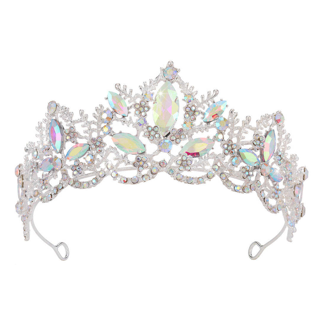 Ladies Glamorous Tiara with Sparkling Crystal Decorations Kalsten