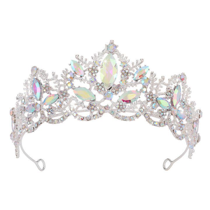 Ladies Glamorous Tiara with Sparkling Crystal Decorations Kalsten
