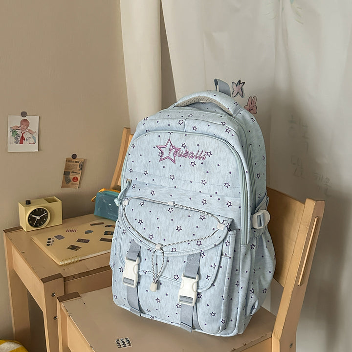 Star-Embellished Adventure School Backpack