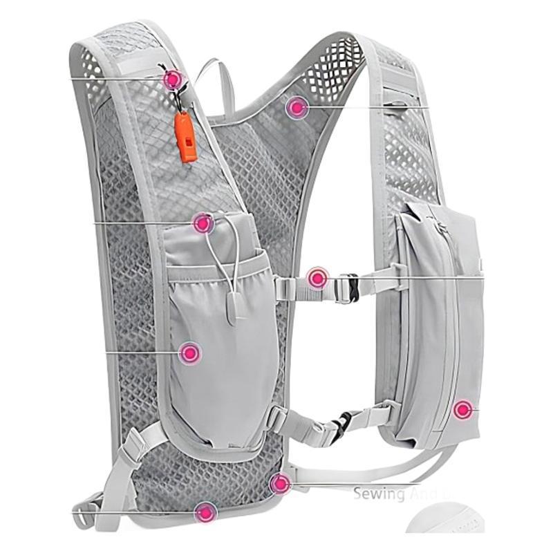 Sporty Hydration Backpack with Breathable Mesh Inserts Kalsten