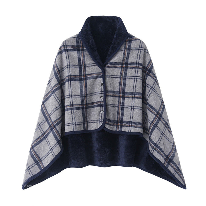 Women Cozy Blanket Poncho Kalsten