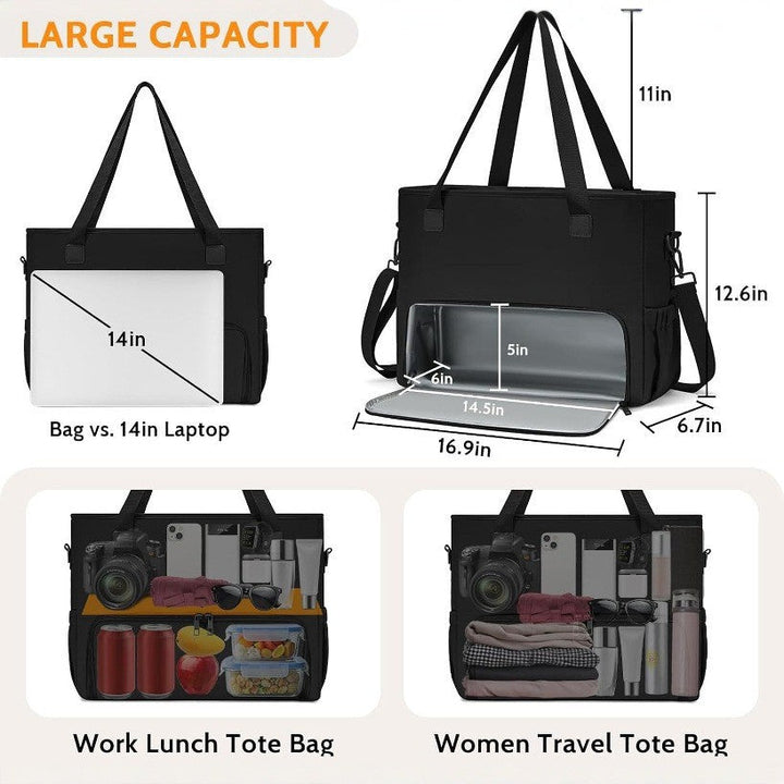 Insulated lunch bag with practical compartment system Kalsten