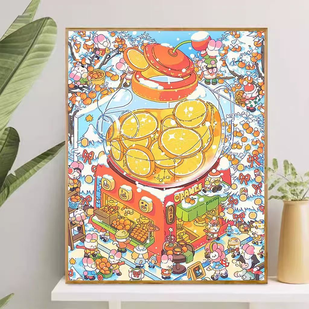 Playful Cartoon-Themed Art Canvas Kalsten