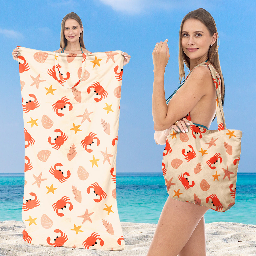 Tote bag in stylish lotus design Kalsten