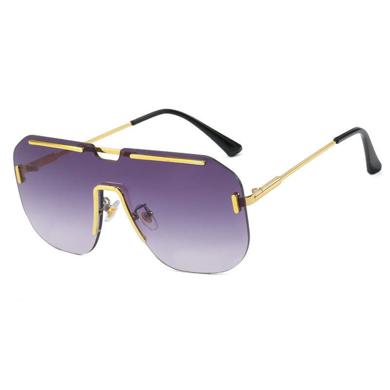 Women's geometric sunglasses with stylish metal frame and UV protection Kalsten