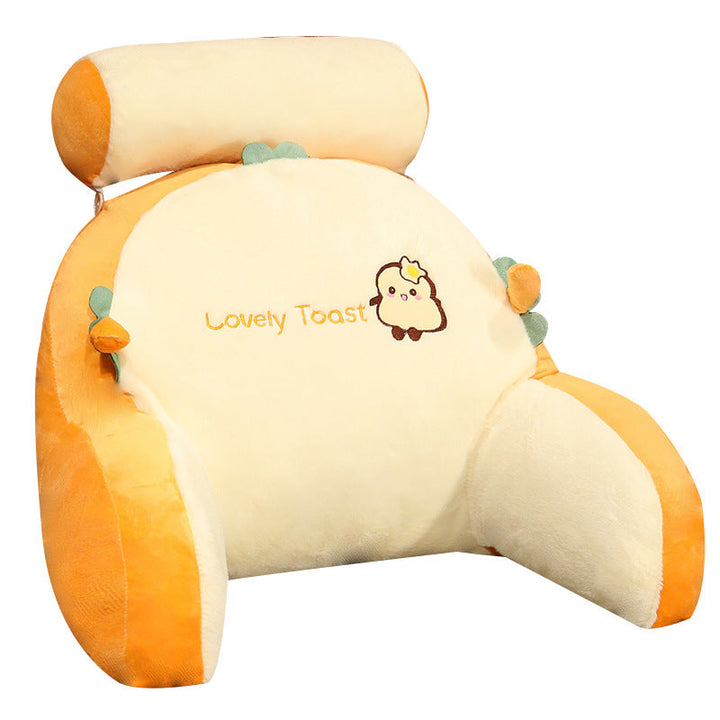 Plush back support cushion with cute rabbit motif Kalsten