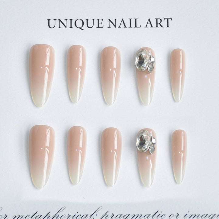 Elegant Ombre Long Stiletto Press-On Nails Kalsten