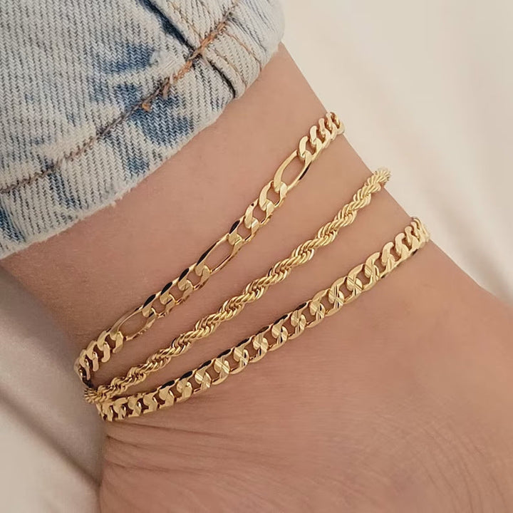 Elegant Double Chain Anklet Kalsten
