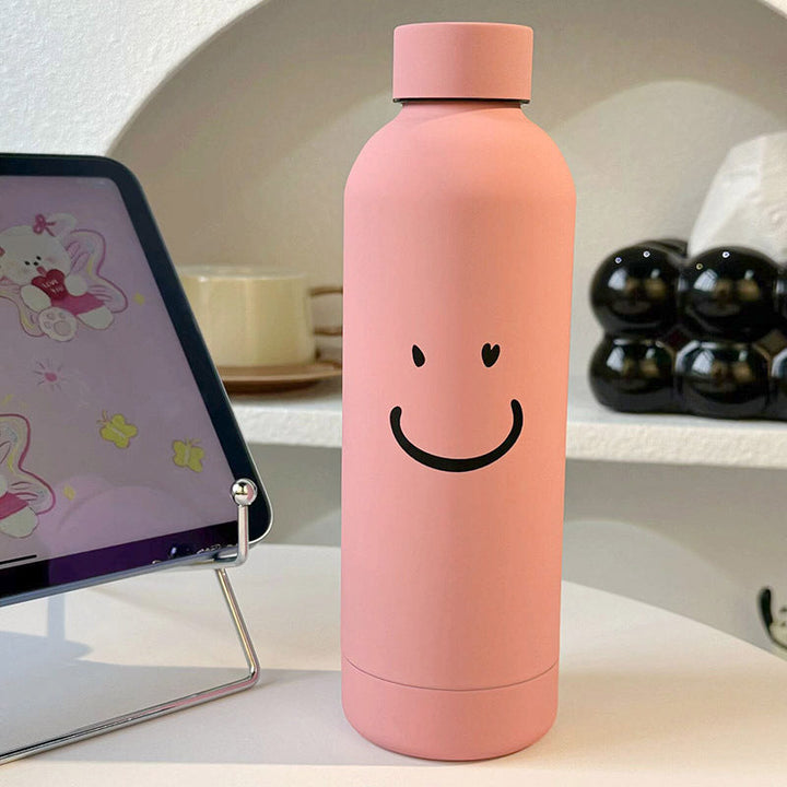 Women’s Insulated Bottle with Cheerful Smiley Design Kalsten