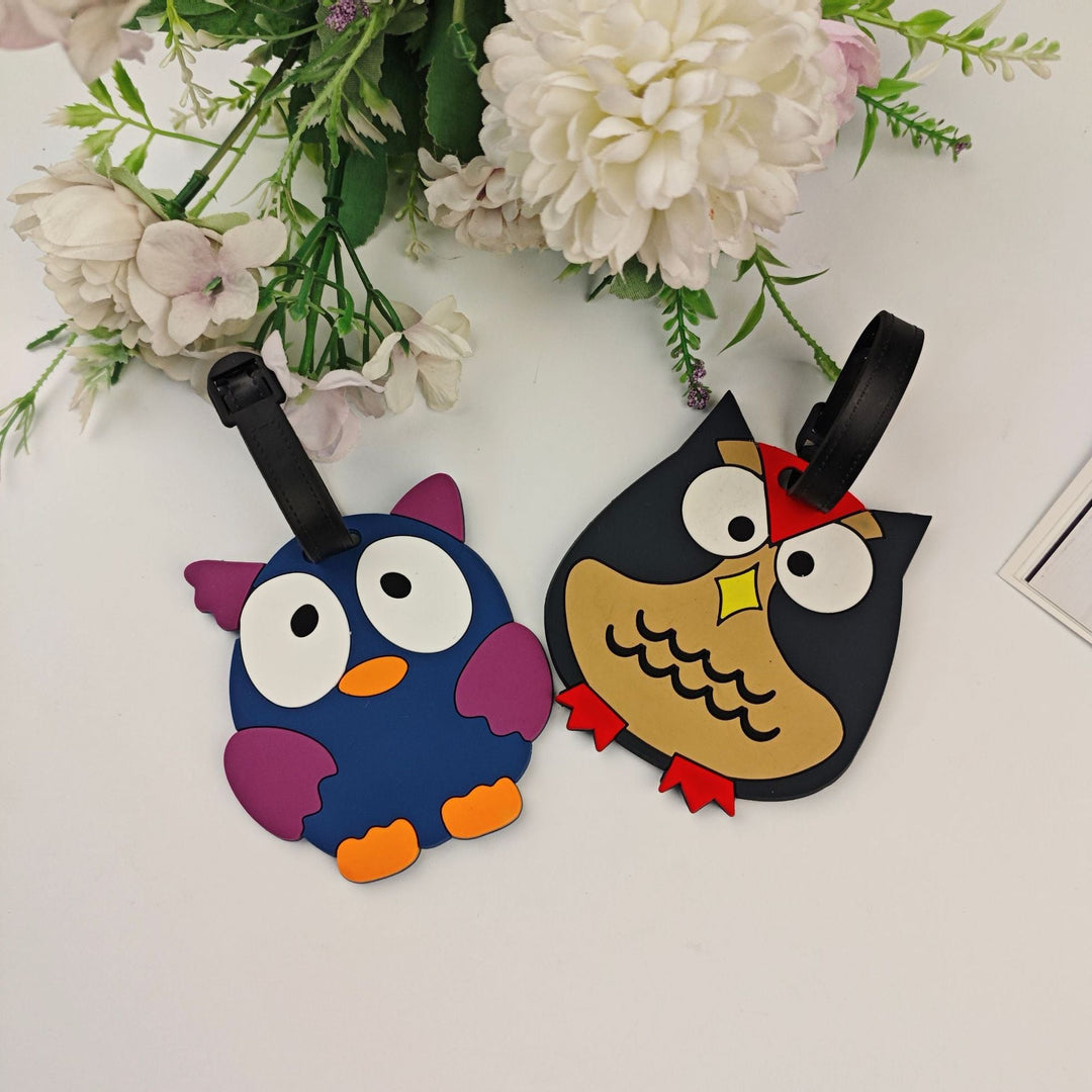 Unisex Playful Owl Luggage Tag Kalsten