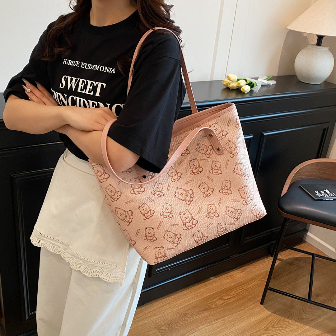 Playful Graphic Tote Bag Kalsten