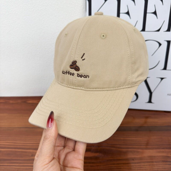 Women's Embroidered Coffee Bean Baseball Cap Kalsten