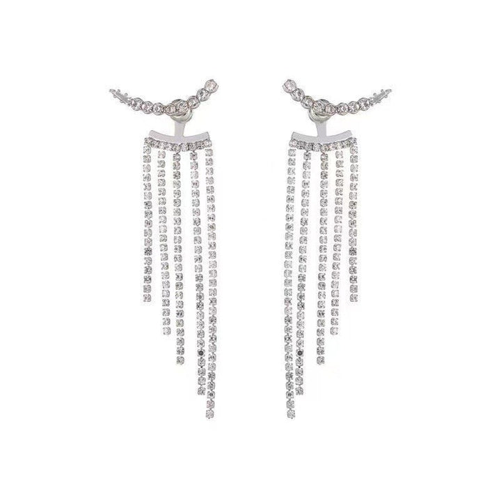 Sparkling earrings with drop design Kalsten
