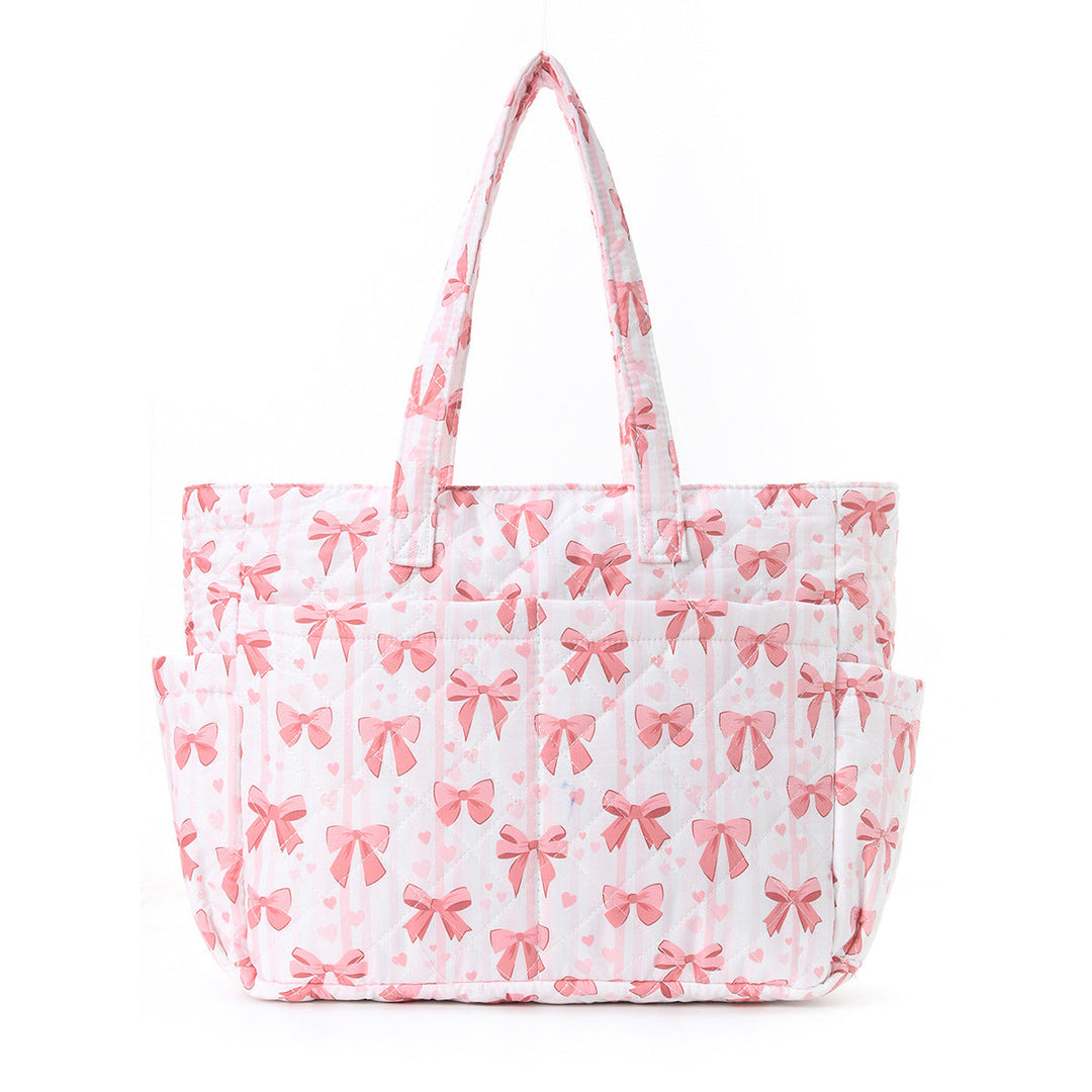 Practical cotton bag with cute bear motif Kalsten