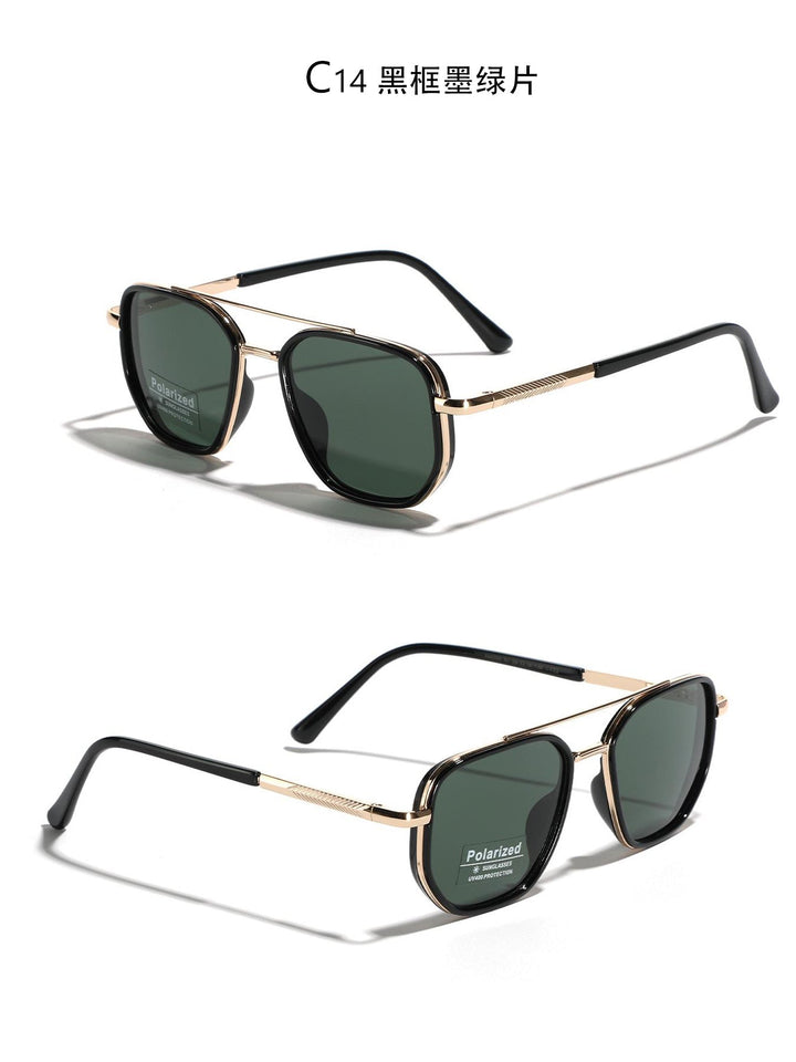 Women's Square Sunglasses with Polarized Lenses and Elegant Metal Frame Kalsten