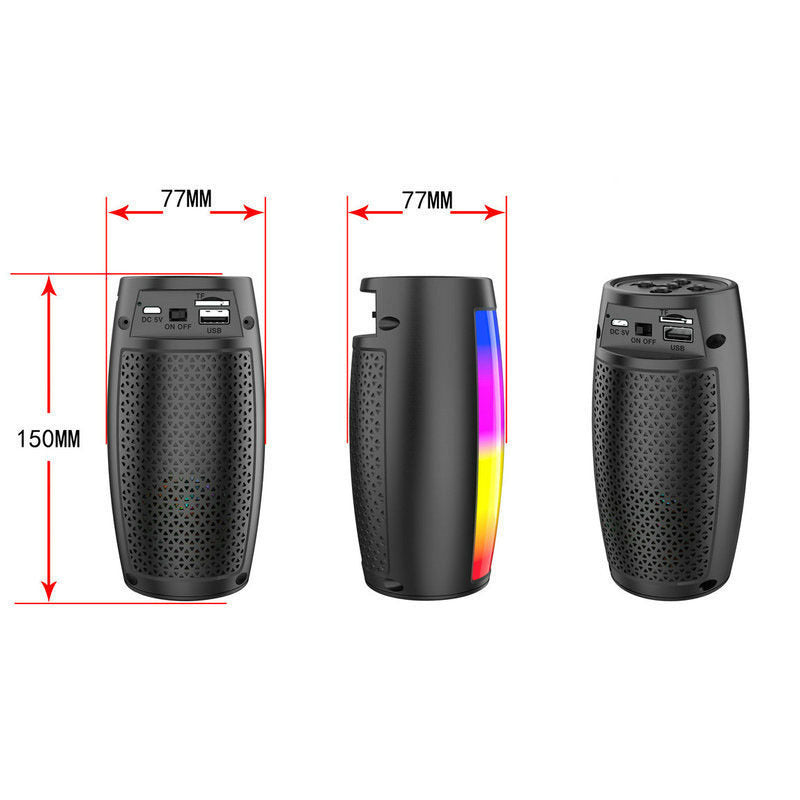 Women's Multifunctional Bluetooth Speaker with LED Light Effects Kalsten