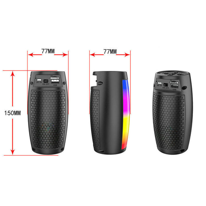 Women's Multifunctional Bluetooth Speaker with LED Light Effects Kalsten