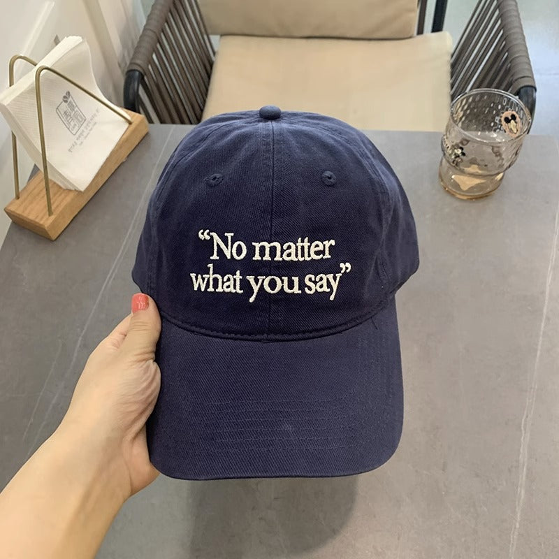 Women's Embroidered Motivational Phrase Baseball Cap Kalsten
