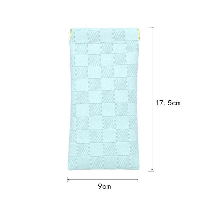 Fashionable Checkered Pouch Kalsten