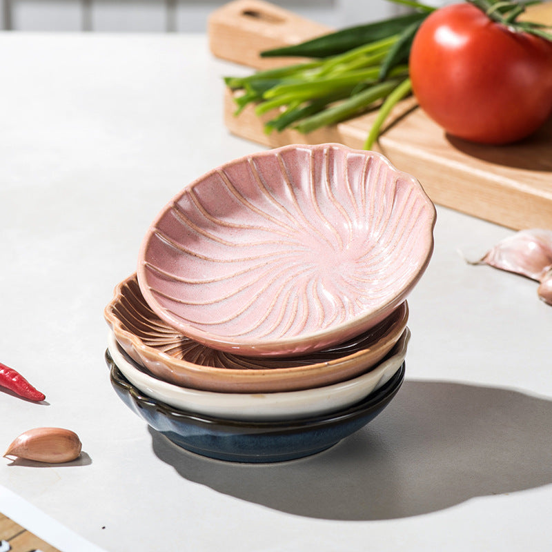 Decorative Leaf-Patterned Bowl Set