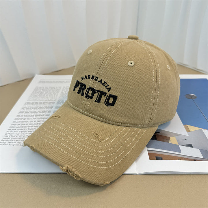 Men's Vintage-Inspired Distressed Baseball Cap Kalsten