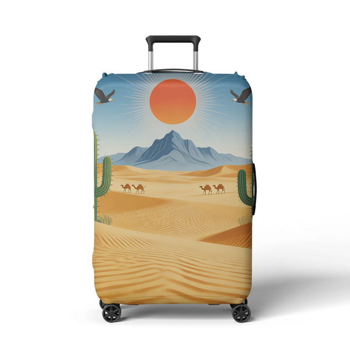 Women's suitcase cover with atmospheric landscape design Kalsten