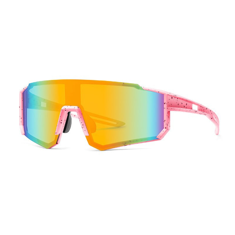 Unisex nan sporty visor sunglasses with polarized shatterproof polycarbonate lenses Kalsten