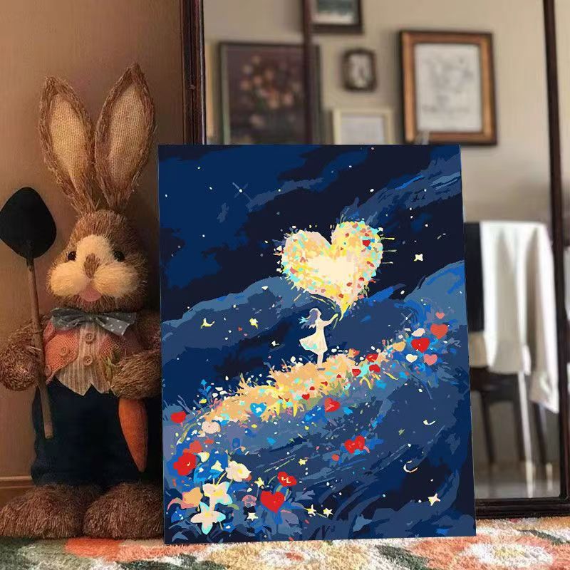 Artistic Heart-Themed Canvas Artwork Kalsten