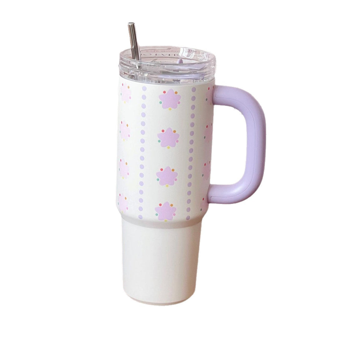 Women's insulated cup with practical straw Kalsten