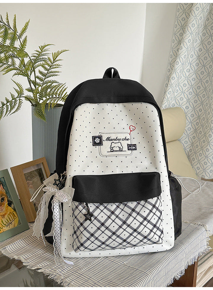 Charming Character-Embellished School Backpack
