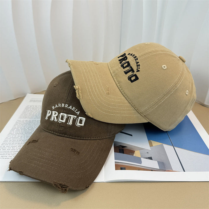 Men's Vintage-Inspired Distressed Baseball Cap Kalsten