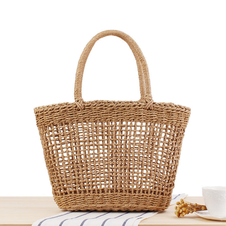 Handmade woven basket bag in Scandinavian style Kalsten