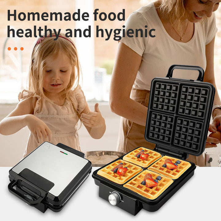 Modern Electric Waffle Maker with Non-Stick Plates Kalsten