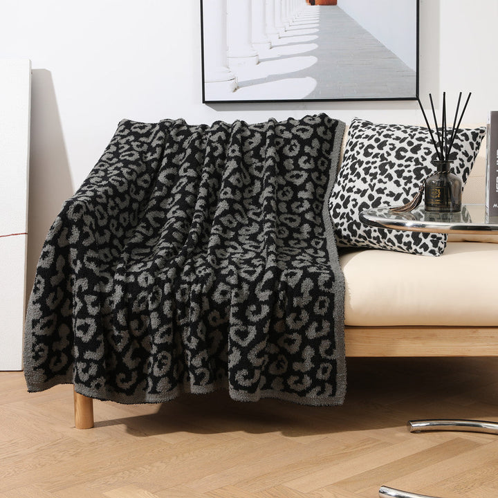 Luxury Leopard Print Throw Kalsten