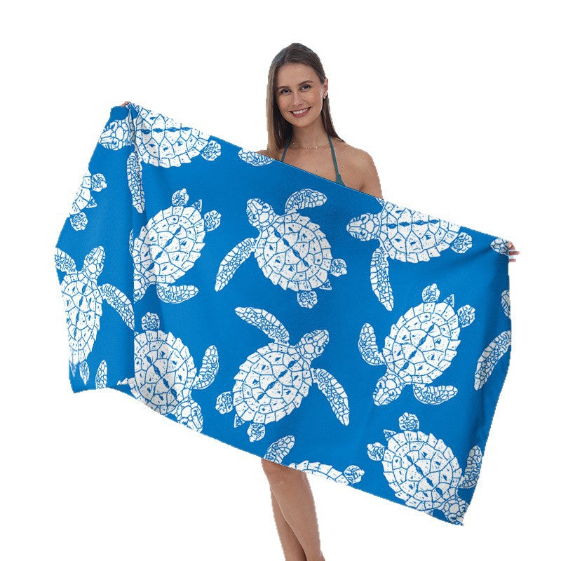 Beach towel with maritime star pattern Kalsten