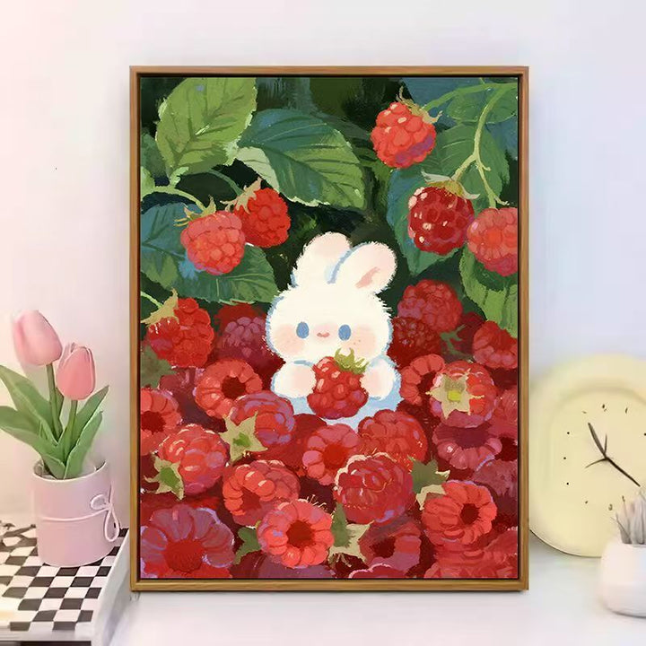 Cute Bunny-Themed Canvas Wall Art Kalsten