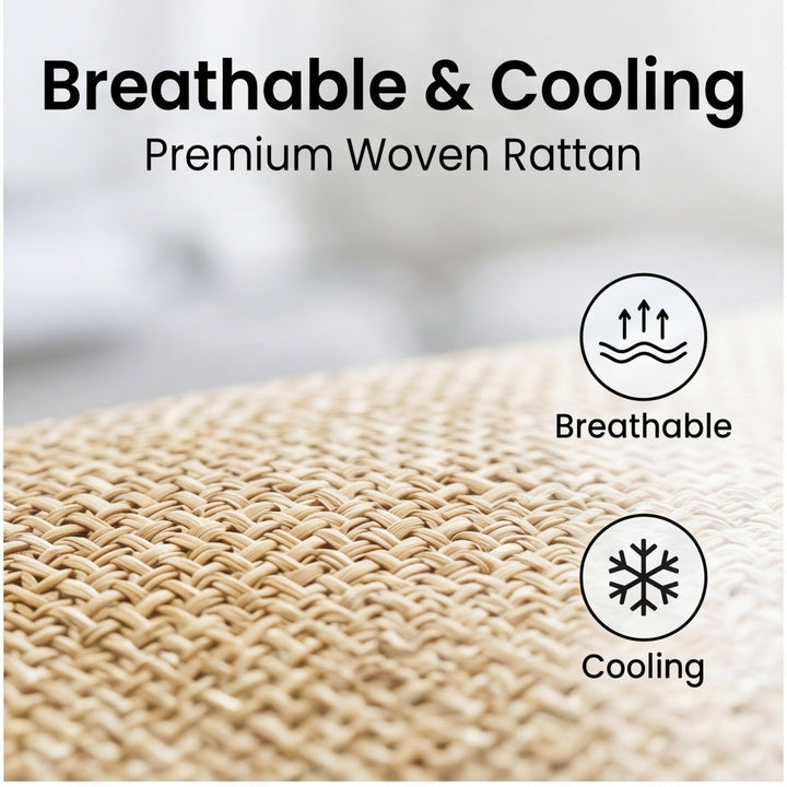 Unisex nan cooling sisal sleeping mat with padded neck pillow for pets Kalsten