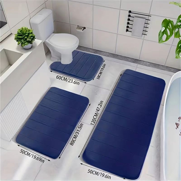Soft Comfort Absorbent Bath Mat Set Kalsten